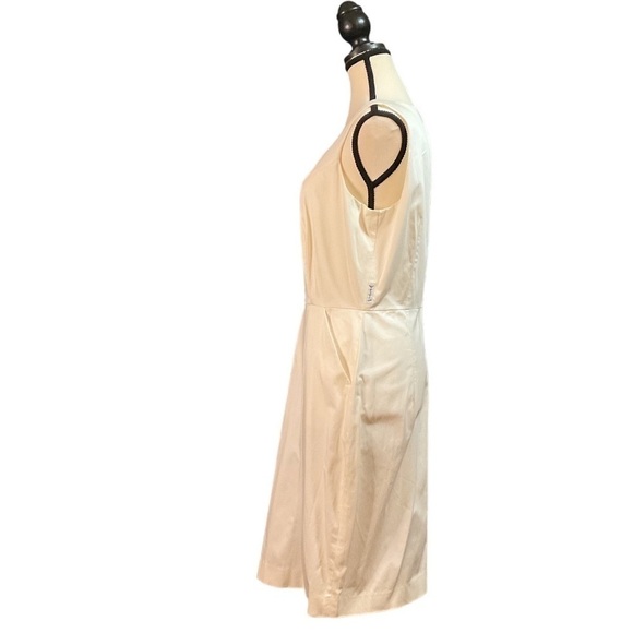 Armani JEANS ivory white stretch cotton knot detail neckline,exposed zip… - Picture 4 of 14